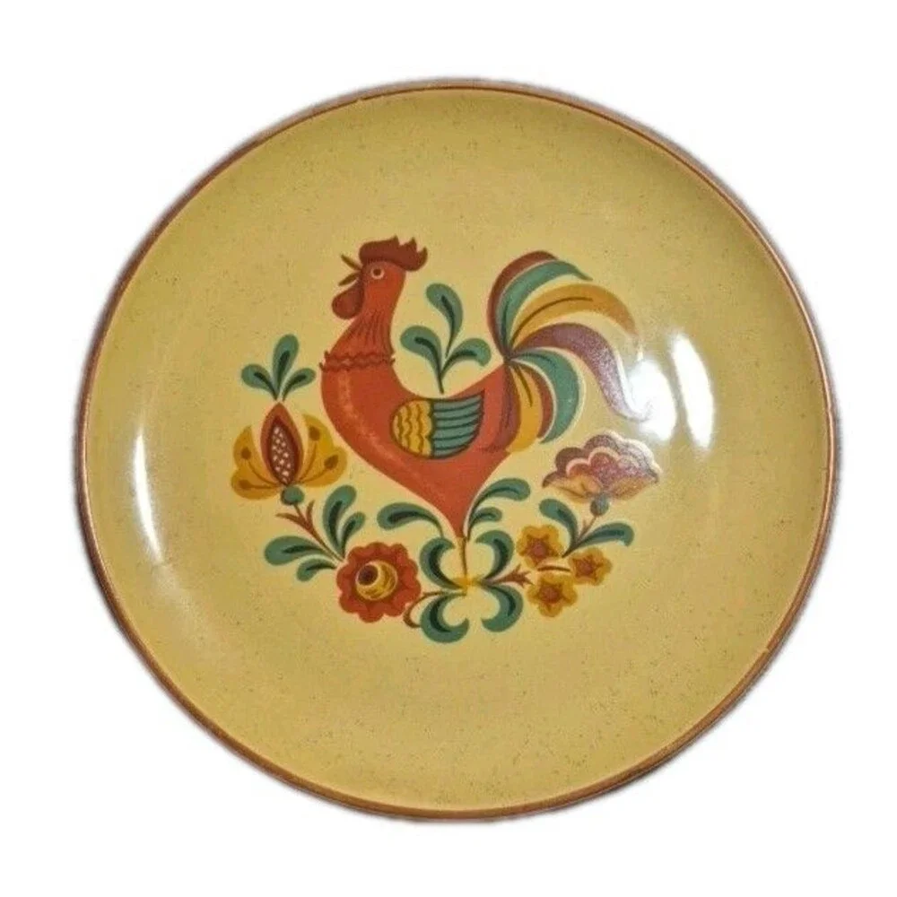 Taylor Smith & Taylor Reveille Rooster Dinner Plate 10.25